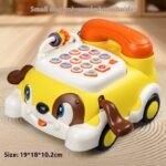 Children'S Telephone Toys 0-1-3 Years Old Baby Hamster Story Simulation Piano Music Tow Rope Telephone - Image 10