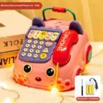 Children'S Telephone Toys 0-1-3 Years Old Baby Hamster Story Simulation Piano Music Tow Rope Telephone - Image 22