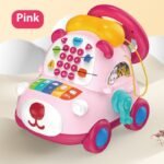Children'S Telephone Toys 0-1-3 Years Old Baby Hamster Story Simulation Piano Music Tow Rope Telephone - Image 26