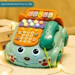 Children'S Telephone Toys 0-1-3 Years Old Baby Hamster Story Simulation Piano Music Tow Rope Telephone - Image 5