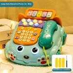 Children'S Telephone Toys 0-1-3 Years Old Baby Hamster Story Simulation Piano Music Tow Rope Telephone - Image 13