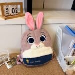 Zootopia Plush Cartoon Nick Judy Grab Doll Large Capacity Backpack Crossbody Bag Student Backpack - Image 16