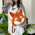 Zootopia Plush Cartoon Nick Judy Grab Doll Large Capacity Backpack Crossbody Bag Student Backpack - Image 17