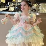 Girls' Princess Dress 2025 New Summer Children's Online Popular Style Lolita dress Girl Dress - Image 4