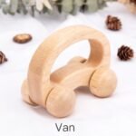 Montessori Wooden Toys 0-1 Years Old Newborns 6 Months Old Baby Grasping Training Rattle Can Chew - Image 11