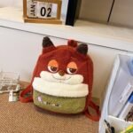 Zootopia Plush Cartoon Nick Judy Grab Doll Large Capacity Backpack Crossbody Bag Student Backpack - Image 15