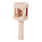 Montessori Wooden Toys 0-1 Years Old Newborns 6 Months Old Baby Grasping Training Rattle Can Chew - Image 5
