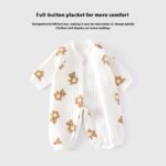Baby Jumpsuit Spring And Autumn And Winter Warm Boy Baby Ha Clothes Climbing Clothes Girls Pajamas Newborn Clothes - Image 4