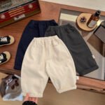 Boys And Girls Casual Pants Spring New Children'S Solid Color All-Match Straight Pants Autumn  Baby Cotton Pants