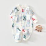 Newborn Boneless 2025 New Baby Jumpsuit Spring And Autumn Long Sleeve Baby'S Super Cute Early Autumn Climbing Wear - Image 9