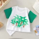 Children'S Short-Sleeved T-Shirt Summer New Boys And Girls Cartoon Printed Half-Sleeved Children'S Jacket Children'S Clothing - Image 3