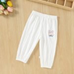 Baby Girl Anti-Mosquito Pants Summer Baby Pants Summer Thin Cotton Girls Pants Summer Clothes - Image 2
