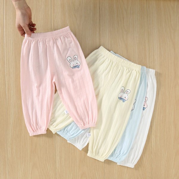Baby Girl Anti-Mosquito Pants Summer Baby Pants Summer Thin Cotton Girls Pants Summer Clothes