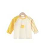 2025 Children'S Long-Sleeved T-Shirt 100% Cotton Boys' Top Base Single Piece Women'S Treasure Category A Pure Cotton Clothes Cartoon Fashionable Children - Image 5