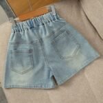 2025 New Stylish Girls' Denim Shorts Summer Fashion Children'S Pants Summer Thin Versatile Shorts For Older Kids - Image 2