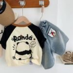 Boys' Pure Cotton Short-Sleeved T-Shirt New Style Girls' Summer Cartoon Kidsren'S Casual Style Versatile  Half-Sleeved T-Shirt - Image 2