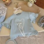 Girls 2025 Summer Fresh Short-Sleeved T-Shirt Sweet Lace Short-Sleeved Top - Image 5