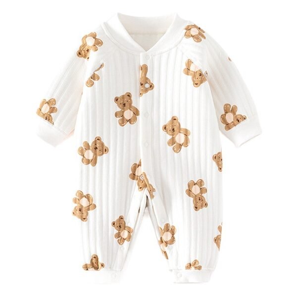 Baby Jumpsuit Spring And Autumn And Winter Warm Boy Baby Ha Clothes Climbing Clothes Girls Pajamas Newborn Clothes