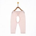 Baby Open Crotch Pants Jacquard Breathable Baby Boy Summer Thin Baby Girl Cotton Fork Pants Long Pants One Generation - Image 8