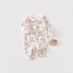 Newborn Boneless 2025 New Baby Jumpsuit Spring And Autumn Long Sleeve Baby'S Super Cute Early Autumn Climbing Wear - Image 3