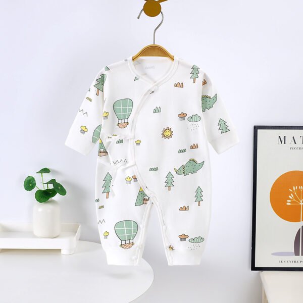 Newborn Jumpsuit Spring New Boneless Cotton Baby Hare Clothes Baby Jumpsuit Leg Pajamas